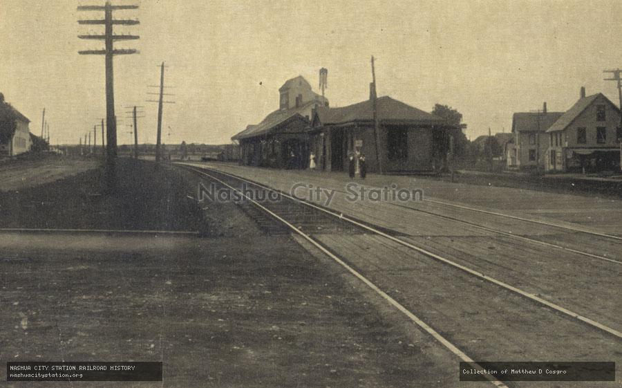 Postcard: Railroad Station, Pittsfield, Maine